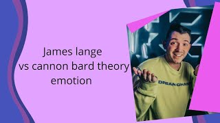 difference between James lange and cannon bard theory of emotions jameslange cannonbard emotions [upl. by Evanthe]