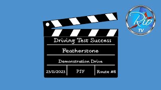 Driving Test Route 8  Featherstone  Driving Tutorial  Learn to Drive [upl. by Ahrat]