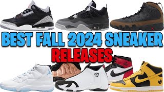 BEST FALL 2024 SNEAKER RELEASES BEST FALL SNEAKERS FROM AIR JORDAN  NIKE RELEASE DATES 🔥✅ [upl. by Annavoeg]