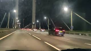 The Dartford Crossing at night [upl. by Okimat35]