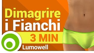 Dimagrire i Fianchi  3 Minuti [upl. by Horvitz65]