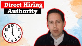 Get a Federal Government Job Quickly  Direct Hiring Authority [upl. by Aerdnaed]