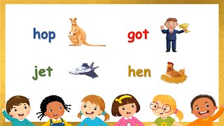 Part 2 quotStepbyStep Reading ob op ot and oped et Phonics Words3letter words [upl. by Hawkins]