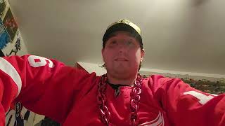 Detroit Red Wings 2024 NHL Draft Michael BrandseggNygard pick reaction [upl. by Fitzger253]