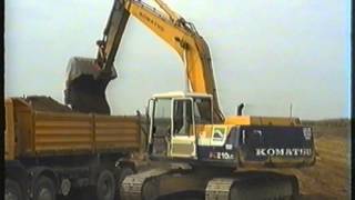 Komatsu PC210LC amp MAN F90 Dump Truck  B27a Stuttgart 15101996 [upl. by Nylg]