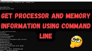 How to Get Processor and Memory information Using Command Line [upl. by Air]