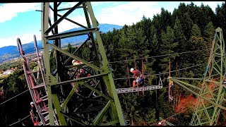 ÖBB Ersatzneubau 110KV Abspannmast Teil 4 [upl. by Ehlke64]