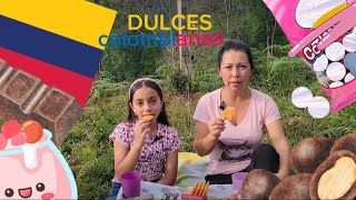 PROBANDO DULCES COLOMBIANOS [upl. by Yerkovich]