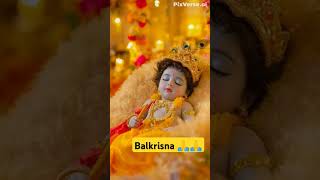 Jai shri krishna🙏🙏 song cute cartoon devotional happy devotionalaarti devotionalsongs bhakti [upl. by Ahsiekram]