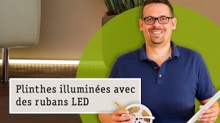 Réglette LED pour léclairage au sol  avec le Delta Profil et les rubans LED [upl. by Lorusso]