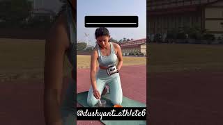 800m practice time international player dushyantvikal running jumper005 youtubeshorts athlete 🏃 [upl. by Yelkreb603]