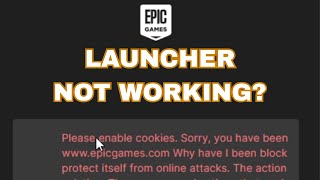 Epic Games Not Loading  Why is my epic games launcher not working [upl. by Jehiel]