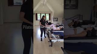 Reformer Pilates where 10 seconds pilatestrainer pilates reformerpilates [upl. by Norehc]