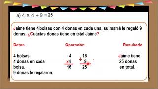 Expresiones aditivas multiplicativas y mixtas [upl. by Nyvlem]