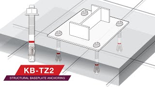 OVERVIEW of the Hilti wedge anchor KBTZ2 for structural baseplate anchoring [upl. by Giraldo]