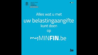 Beheer uw aangifte op MyMinfin [upl. by Vasquez]