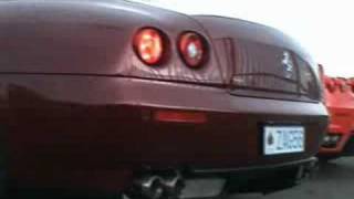 Ferrari 612 Scaglietti Tubi Exhaust Sound  Start Up [upl. by Yelsiap]