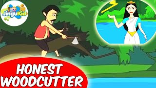 Honest Woodcutter  Moral Stories for Kids Pre School amp Kindergarten Stories  Jingu Kids [upl. by Acinorahs]