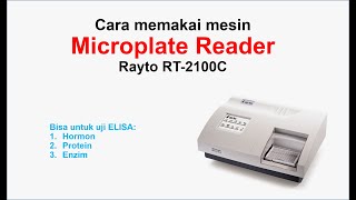 Cara memakai microplate reader [upl. by Adela]