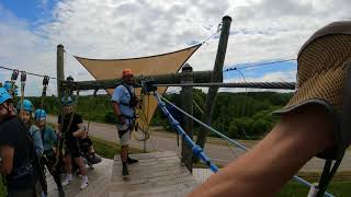 Kerfoot Canopy Tours Zip Line 4 [upl. by Fasano425]