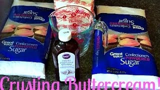 How ToSuper Easy Crusting Buttercream [upl. by Idaf]