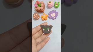 How to make cat with clay shorts cat clay diy Tonniartandcraft FarjanaDrawingAcademy [upl. by Ahseila588]