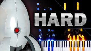 Cara Mia Addio from Portal 2  Piano Tutorial [upl. by Llekcm]