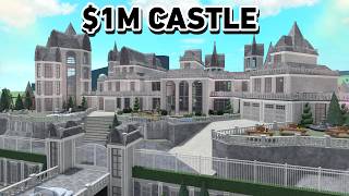 BUILDING A 1M CASTLE IN BLOXBURG Part 1 [upl. by Narej]