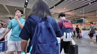 Walking Tour of Changsha South Railway Station in Hunan China  Arrival Exit amp Metro Access  4K [upl. by Stacia]