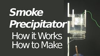 Electrostatic PrecipitatorSmoke Precipitator  How it WorksHow to Make [upl. by Burgener]