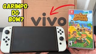 COMPREI UM NINTENDO SWITCH OLED DA VIVO [upl. by Atcele51]