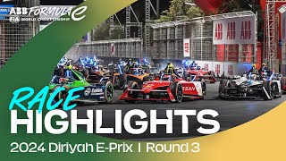 RACE HIGHLIGHTS  DRAMA in the desert Diriyah EPrix Round 3 [upl. by Haidabez167]