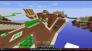 Idiot wins 1v4 bedwars the end is insane [upl. by Shivers928]