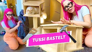 UGLY Kratzbaum demolieren amp NEU kreieren 🛠️ DIY Projekt 🐱 [upl. by Tedd]