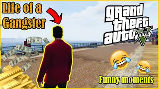 How to Become Rich in GTA 5 Online 😅  \ I became a Gangster in GTA 5 \ Gta 5 Hindi Funny Moments [upl. by Ahseina]