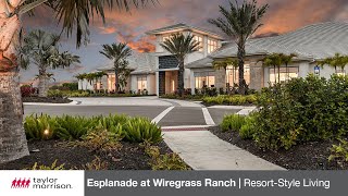 ResortStyle Living at Esplanade at Wiregrass Ranch  Wesley Chapel FL [upl. by Maggie]