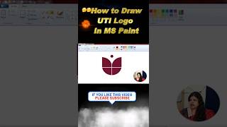 How to draw UTI BANK Logo in MS Paint Shorts  Viral  Ms paint  Youtube shorts shortsfeed [upl. by Acassej467]