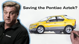 Rethinking the the infamous Pontiac Aztek  Chip Foose Draws a Car  Ep 11 [upl. by Jorie]