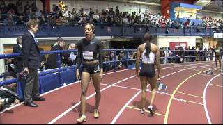 105th Millrose Games  RichardsRoss Nears American Record in Womens 400m Dash [upl. by Annekam]