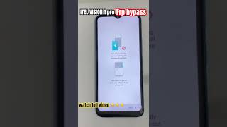 Itel Vision 1 pro FRP unlock frp unlock bypassfrp [upl. by Barth]