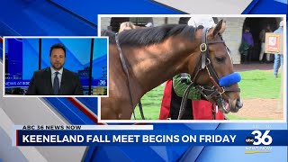 Keeneland Fall Meet begins on Friday 093024 [upl. by Elicec]