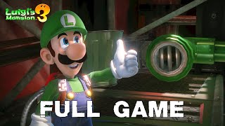 Luigis Mansion 3 4K 60FPS Complete Story Walkthrough With No Commentary [upl. by Anaerb]