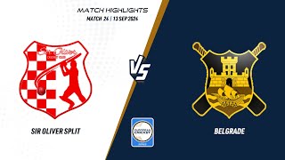 Match 24  SOS vs BEL  Highlights  ECS Croatia 2024  13 Sep 2024  ECS24893 [upl. by Marpet746]