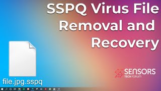 SSPQ Virus sspq FIle Removal amp Recovery Free Fix Guide [upl. by Eilrahs]