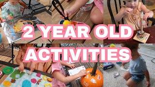 ACTIVITIES FOR 2 YEAR OLDS  HOW TO ENTERTAIN A 2 YEAR OLD AT HOME  TODDLER ACTIVITY IDEAS [upl. by Yreffej]