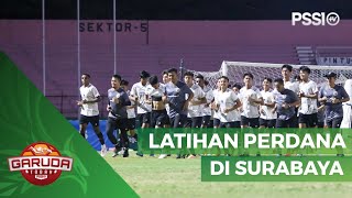 LATIHAN PERDANA TIM U17 INDONESIA DI SURABAYA SIAP TAMPIL MAKSIMAL  GARUDA TODAY [upl. by Laubin]