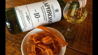 Laphroaig 10 Whisky Review and Food Pairing [upl. by Edahsalof]