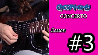 Cacophony concerto lesson 3 alternate picking [upl. by Steep]