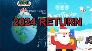 Santa Tracker Nation  2024 Return [upl. by Aizirk]