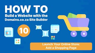 Launch Your Online Store Add a Shopping Page  Website Builder Tutorial [upl. by Roxine356]